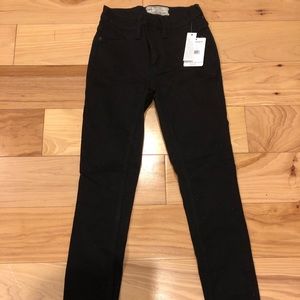 Free people black skinny jeans size w 24s